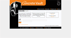 Desktop Screenshot of concretevault.org